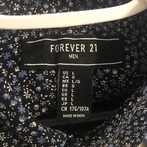 Blue Forever 21 button up